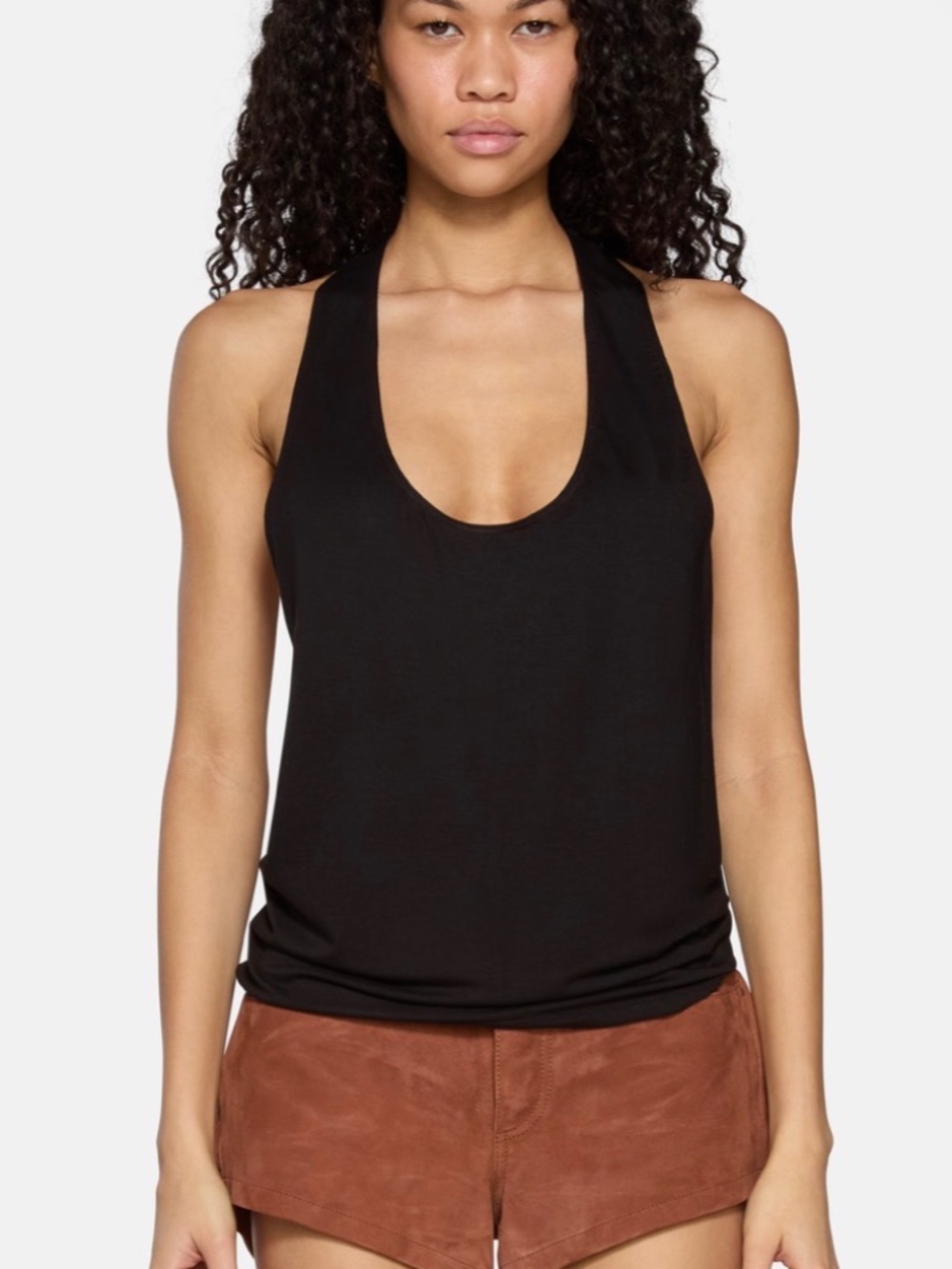 EB Denim Valley Racer Tank in Black